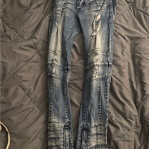 Stylish Blue Distressed Men Jeans